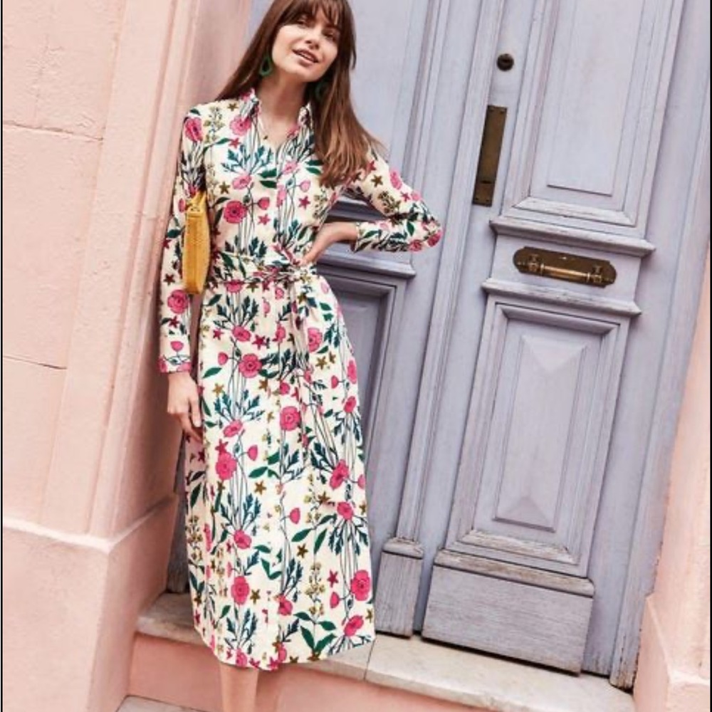 Boden Isadora Shirtdress - Size 14